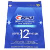 Crest 3D White 1-Hour Express Teeth Whitening Strips, Level 12