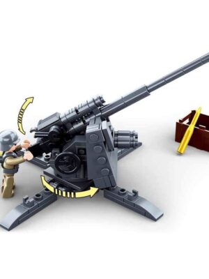 Sluban WW2 88mm Anti-Aircraft Gun Minifigure
