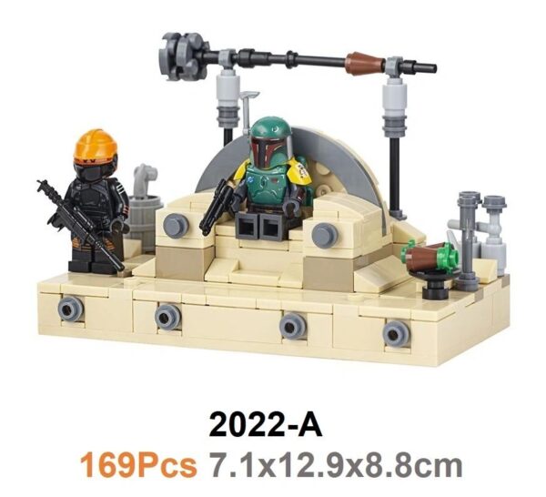 Star Wars Boba Fett's Throne Minifigure MOC2022-A
