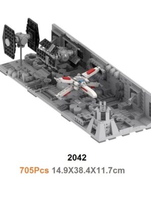 Star Wars Death Star Trench Run Chase Minifigure Set 705 pieces MOC2042