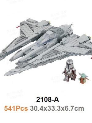 Mandalorian Starfighter 2108-A Star Wars Mandalorian Starfighter Minifigure 541 pieces Lego compatible