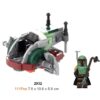 Star Wars Mini Boba Fett Slave 1 Minifigure 111 pieces lego compatible MOC2032