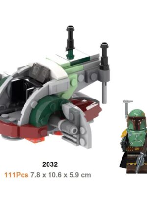 Star Wars Mini Boba Fett Slave 1 Minifigure 111 pieces lego compatible MOC2032 Star Wars Mini Boba Fett Slave 1 Minifigure 111 pieces lego compatible MOC2032