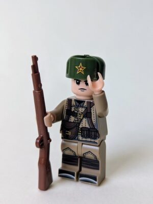 WW2 Soviet Military Soldier lego compatible Minifigure D264