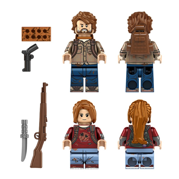 The Last of Us Joel + Ellie Minifigures EV01 EV02