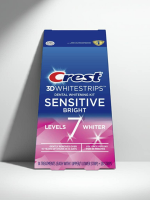 Sensitive11.webp Crest 3D White Sensitive Bright teeth whitening strips