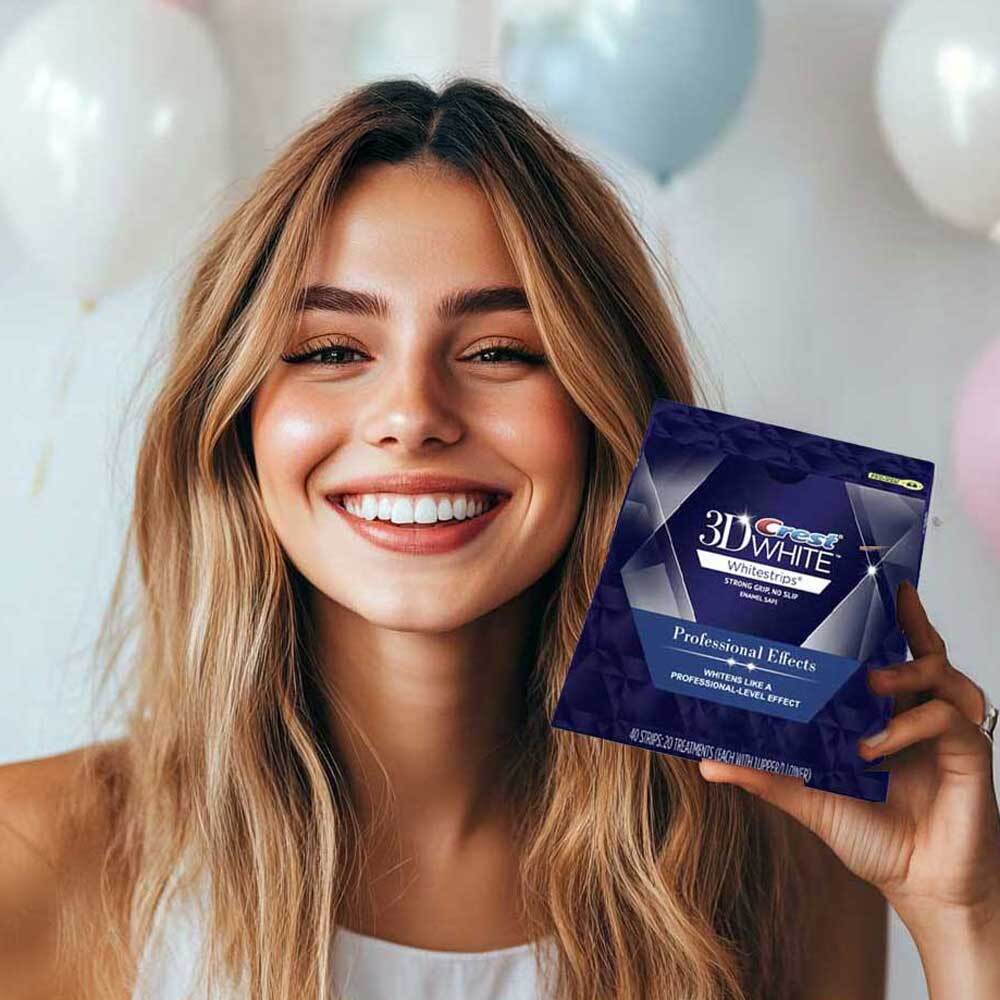Crest 3D Teeth Whitening Strips luxe professional effects
