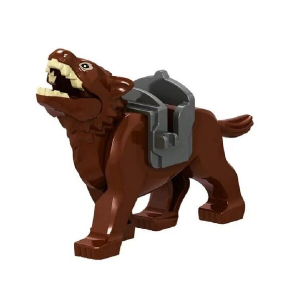 Brown Warg Wolf Lord of the Rings Minifigure LOTR L059