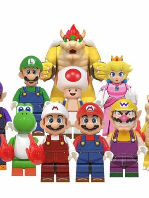 super mario nintendo video game lego-compatible minifigures