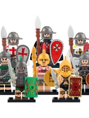 medieval military soldier lego-compatible minifigures