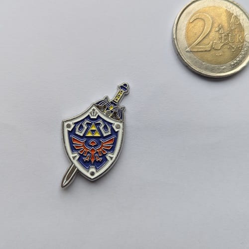 Hylian Shield Legend of Zelda (Nintendo) Enamel Pin Brooch