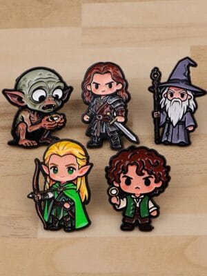 Aragorn Lord of the Rings Enamel Pin | Fantasy Collectible Badge