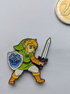 Link Legend of Zelda (Nintendo) Enamel Pin Brooch