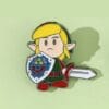Link2 Link Legend of Zelda (Nintendo) Enamel Pin Brooch