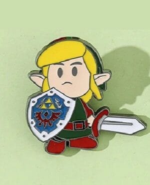 Link Legend of Zelda (Nintendo) Enamel Pin Brooch