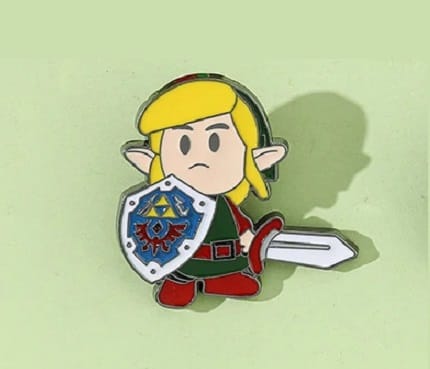 Link2 Link Legend of Zelda (Nintendo) Enamel Pin Brooch