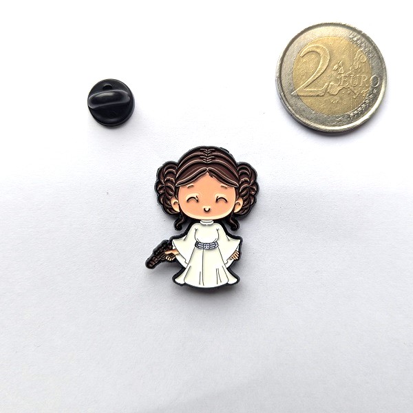Princess Leia Organa (Star Wars) Enamel Pin Brooch