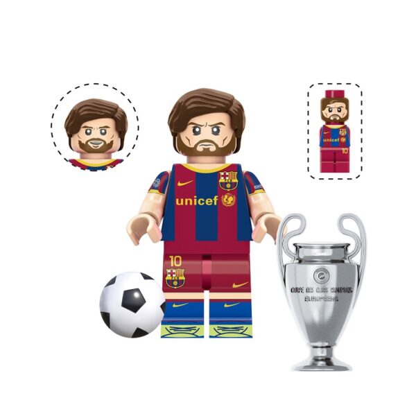 Lionel Messi (Barcelona) Soccer Football Minifigure TV7048