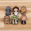 star wars enamel pin badge brooch bundle set 6-pack
