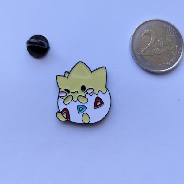 togepi pokemon enamel pin brooch badge
