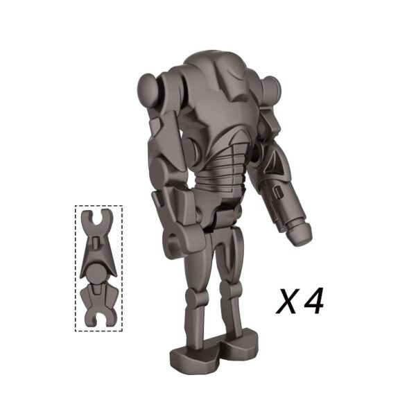 Super Battle Droids Silv 66015 Super Battle Droids x4 pcs Star Wars Minifigure KM66015