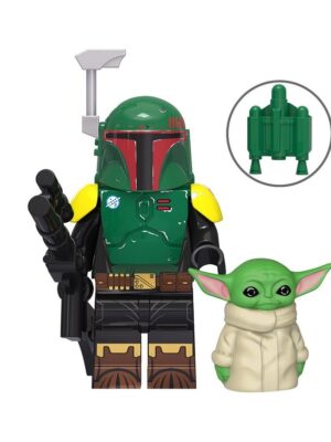 Boba Fett Star Wars lego-compatible Minifigure TV8015