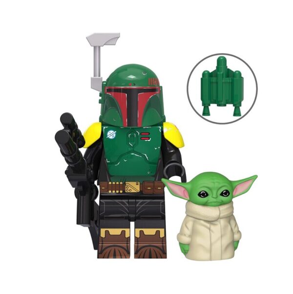 Boba Fett 8015 Boba Fett Star Wars lego-compatible Minifigure TV8015