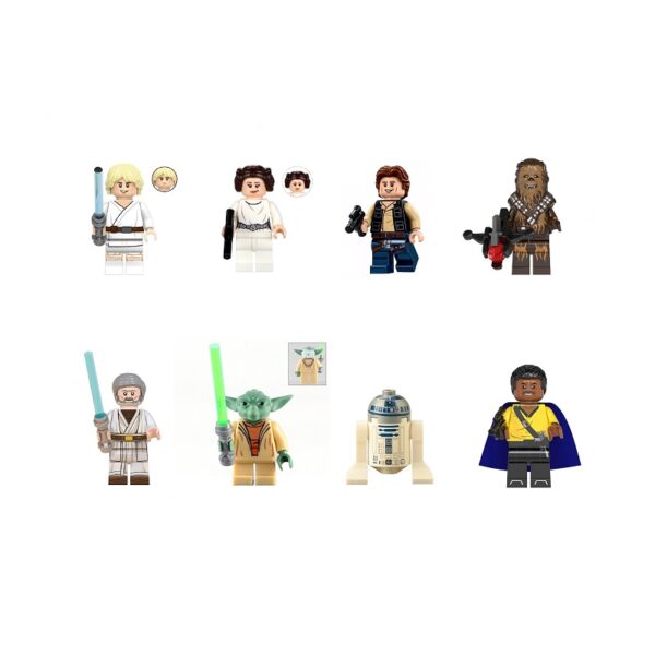 Heroes Bundle 1 Star Wars Heroes lego-compatible minifigure bundle 8-pack set