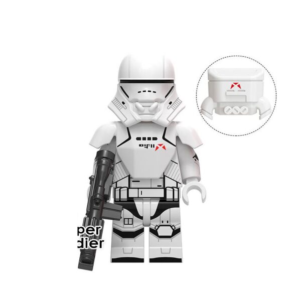 First Order Jet Trooper star wars minifigure XP350 First Order Jet Trooper star wars minifigure lego-compatible XP350