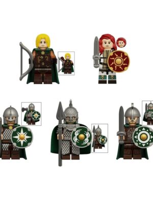 Lord of the Rings War of the Rohirrim lego-compatible minifigure 5-pack bundle set