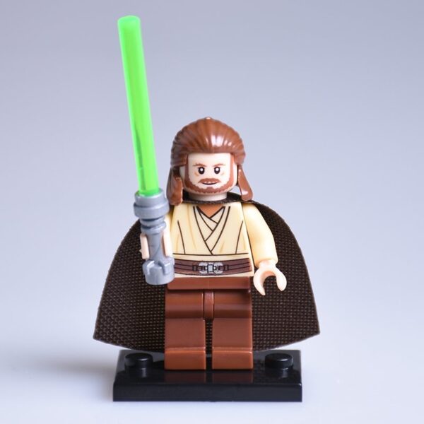 Qui Gonn Jinn Star Wars Minifigure pg672 Qui Gonn Jinn Star Wars Minifigure Lego-compatible pg672