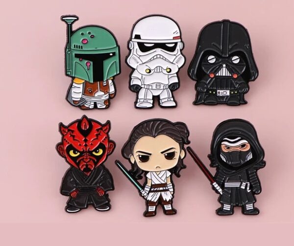 Star Wars enamel pin bundle 6-pack