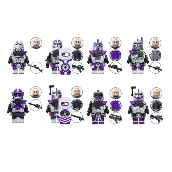 187th Legion Clone Trooper Star Wars minifigure TV6117 lego-compatible