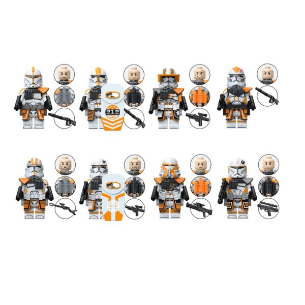 212th Attack Battalion Clone Trooper Star Wars minifigure TV6116 lego-compatible