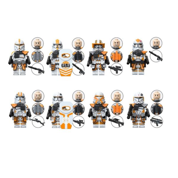 212th Attack Battalion Clone Trooper Star Wars minifigure TV6116 lego-compatible