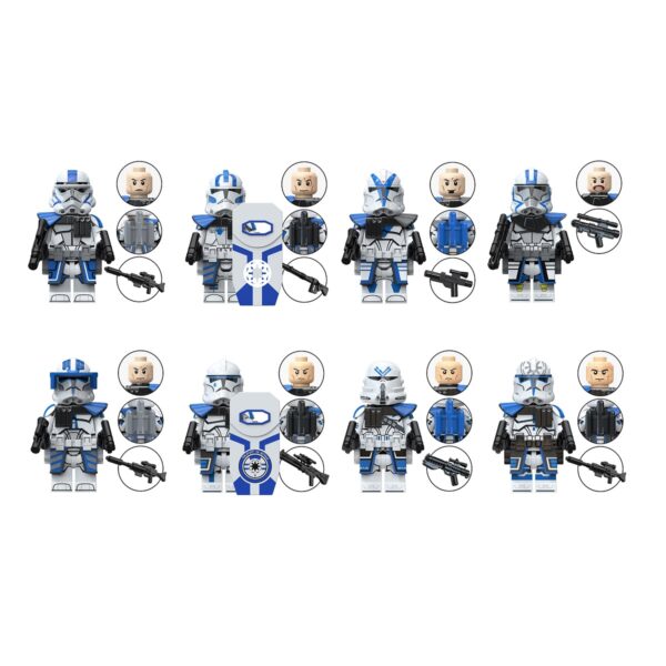 501st Legion Clone Trooper Star Wars Minifigure Bundle TV6115