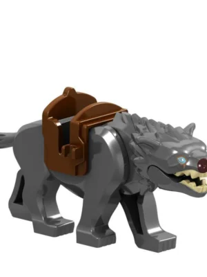 Grey Warg Wolf lord of the rings lego-compatible minifigure L060