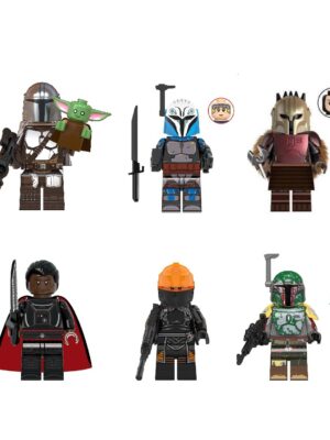 The Mandalorian Star Wars Minifigure Bundle 6-pack