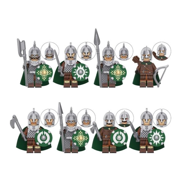 Lord of the Rings Rohan Warriors Minifigure Bundle KT1046