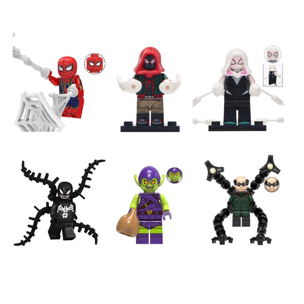 Spider-Man Heroes & Villains Marvel Minifigure Bundle (6-Pack)