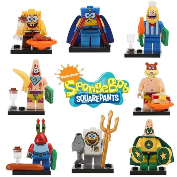 SpongeBob SquarePants Minifigure Bundle (8-Pack) SpongeBob SquarePants Minifigure Bundle (8-Pack)