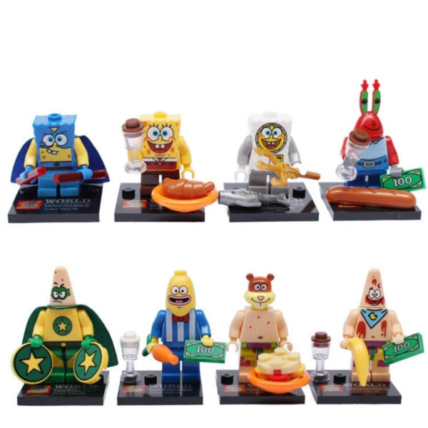 SpongeBob SquarePants Minifigure Bundle (8-Pack) SpongeBob SquarePants Minifigure Bundle (8-Pack)