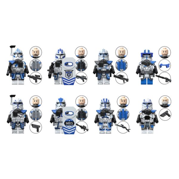501st Legion Clone Trooper Star Wars Minifigure Bundle TV6114