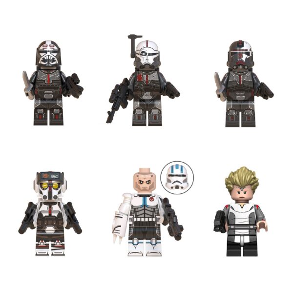 Clone Force 99 The Bad Batch Star Wars Minifigure Bundle