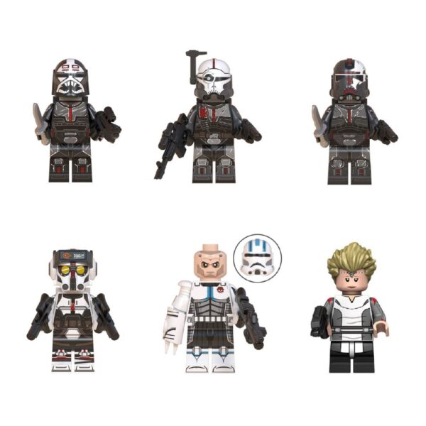 Clone Force 99 The Bad Batch Star Wars Minifigure Bundle