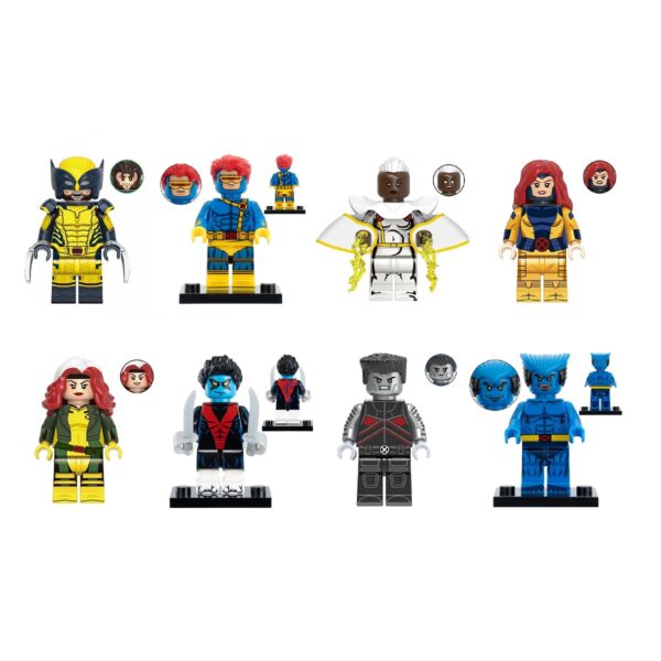 X-Men Ultimate Team Minifigure Bundle 8-pack
