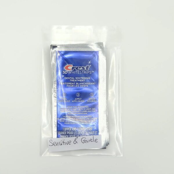 Crest 3D Whitestrips Sensitive & Gentle Teeth Whitening Strips – Level 7
